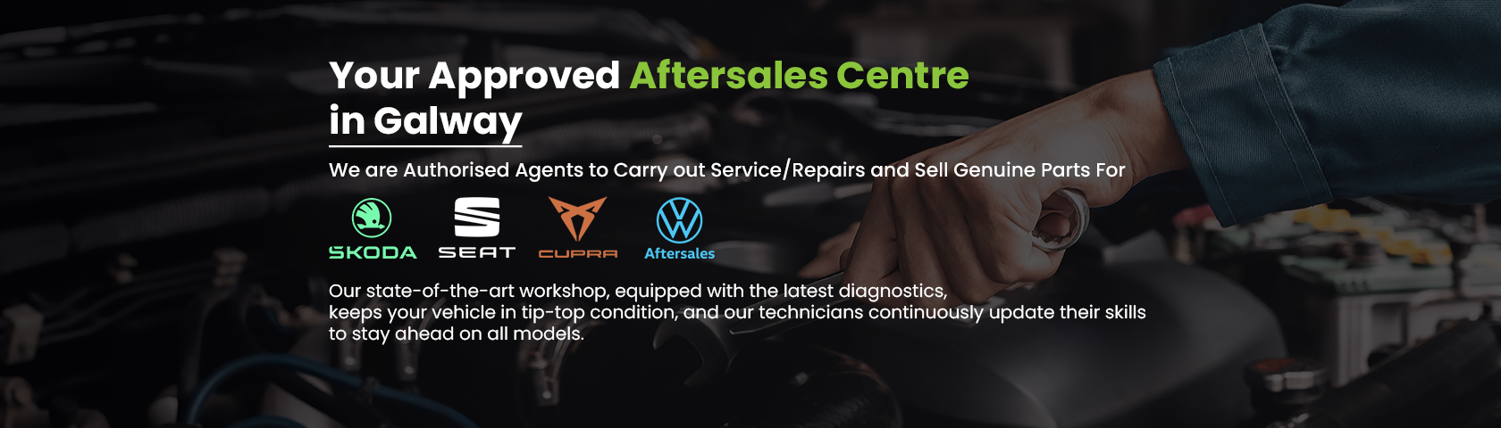 Your Approved Aftersales Centre in Galway